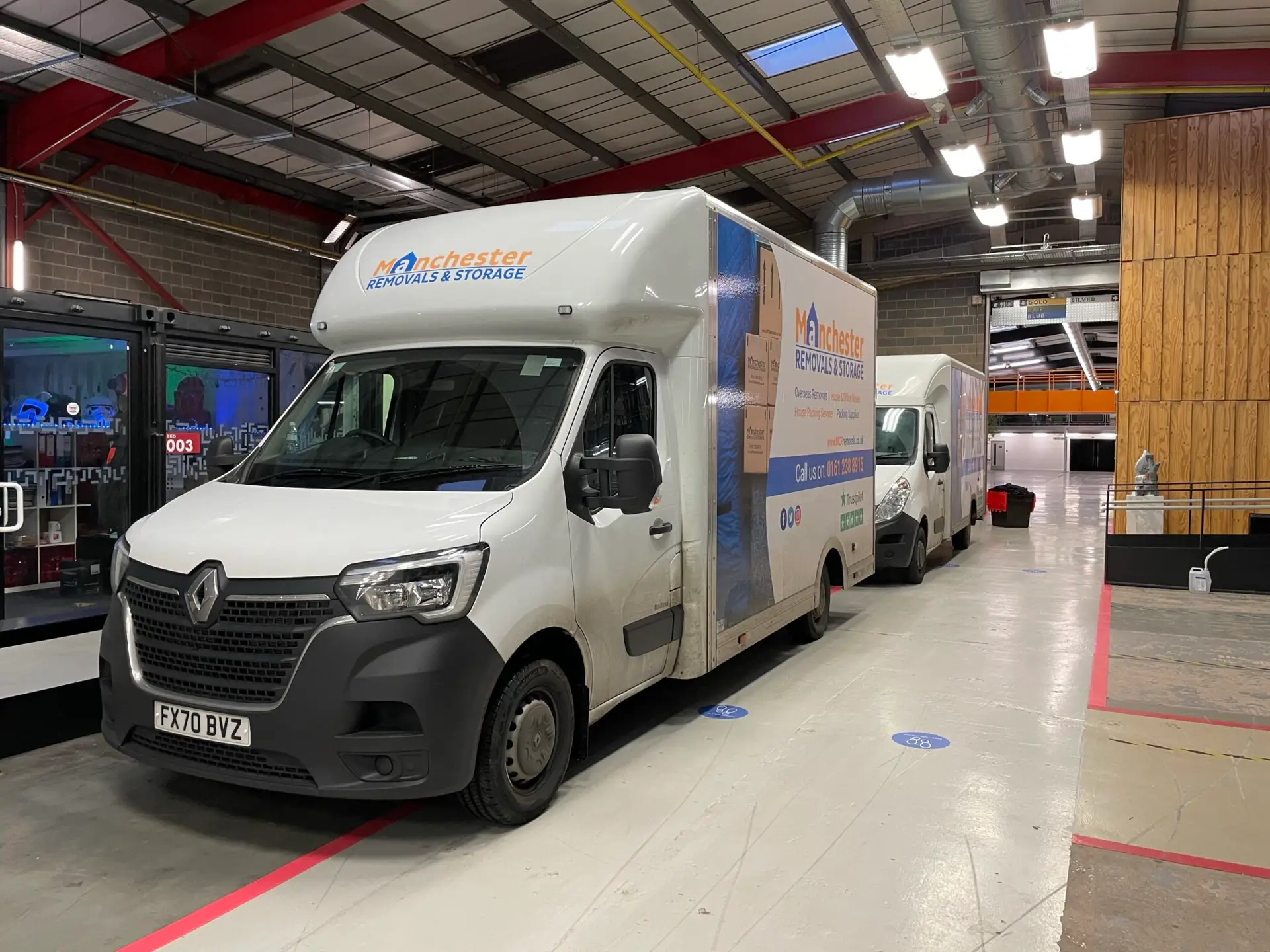 Removals Vans Moving an Office in Manchester | Removals Vans Moving an Office in Manchester | Manchester Removals & Storage