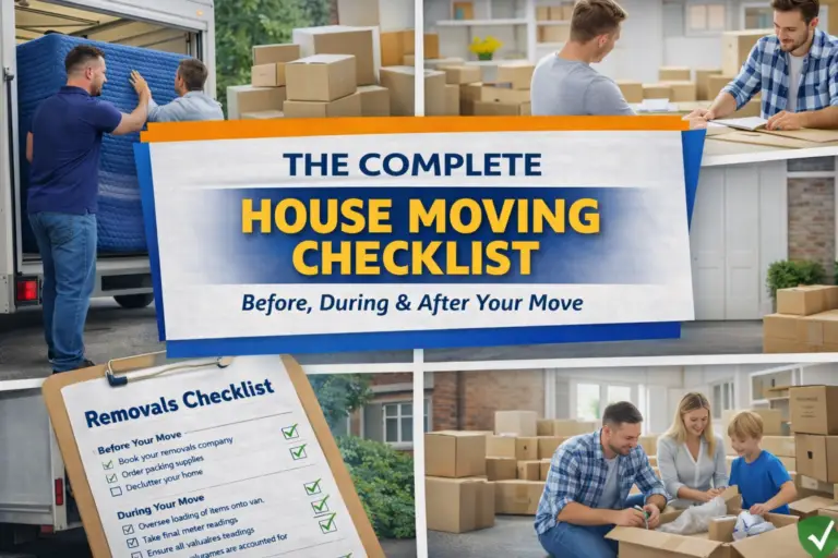 House Moving Checklist Guide Showing Packing, Loading and Unpacking Process | Manchester Removals & Storage